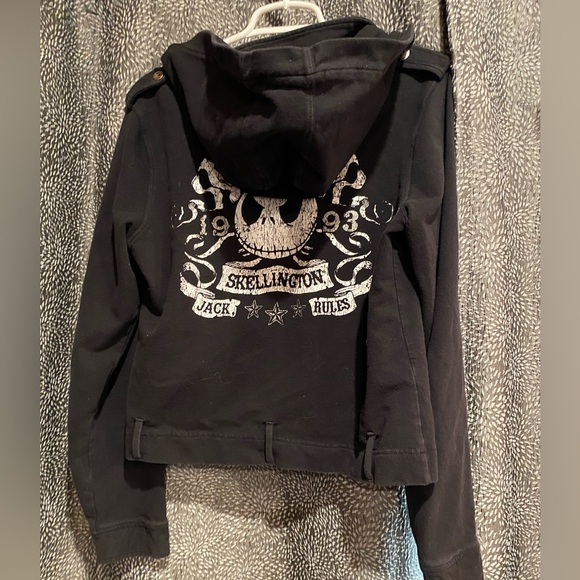 DISNEY Nightmare Before Christmas Vintage Jack Skellington zip hoodie - Picture 7 of 7
